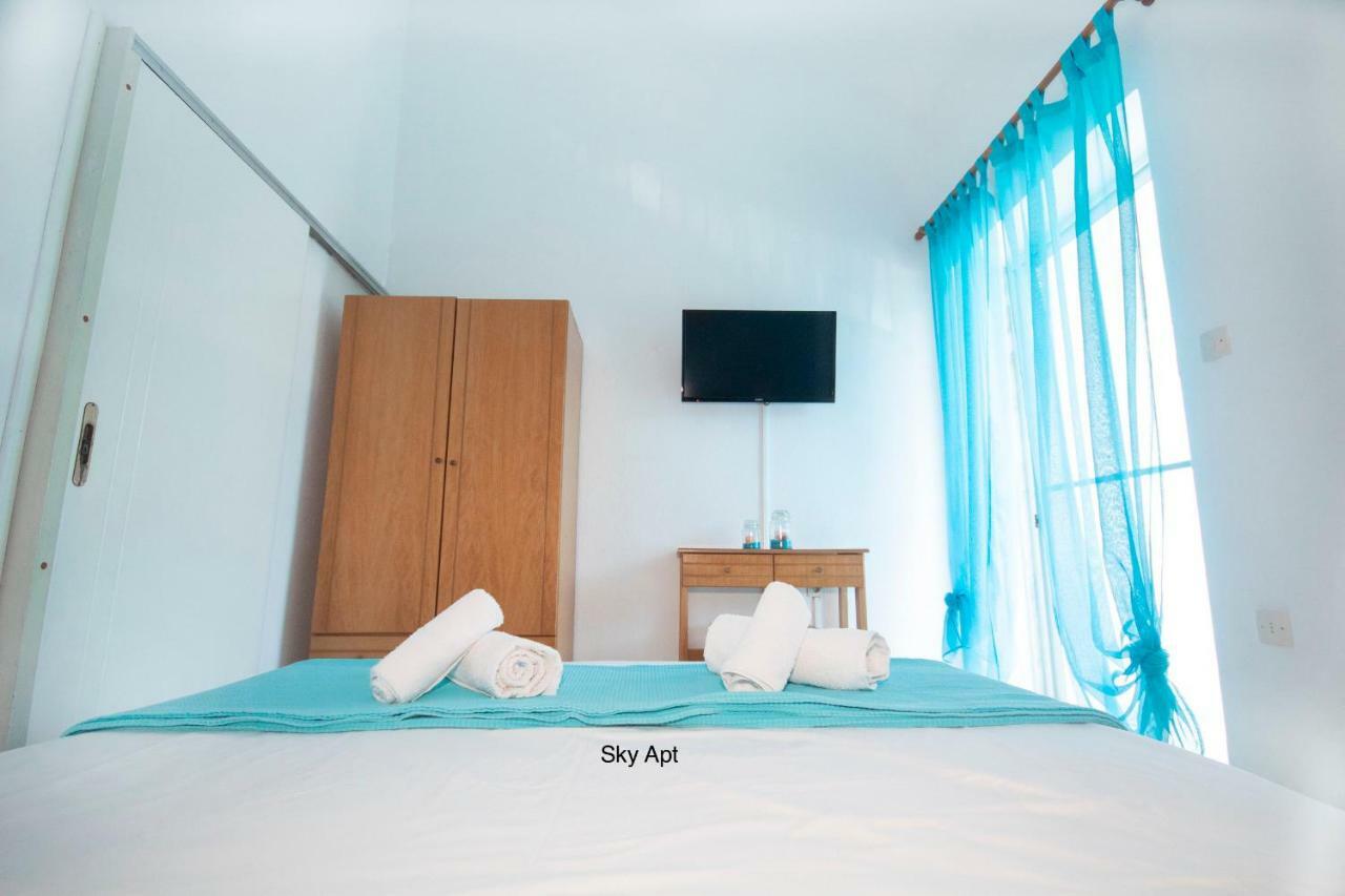 Aello Sea-Seafront Apartments Skala Fourkas Ngoại thất bức ảnh