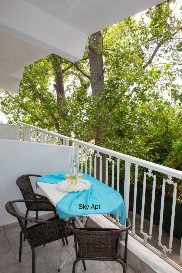 Aello Sea-Seafront Apartments Skala Fourkas Ngoại thất bức ảnh
